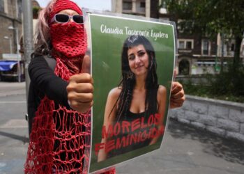 Explica gobernadora de Morelos que Claudia Tacoronte murió durante forcejeo por un robo