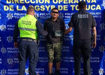 No hay impunidad en Toluca, detiene Policía Municipal a un sujeto con cinco ingresos al penal: Ricardo Moreno