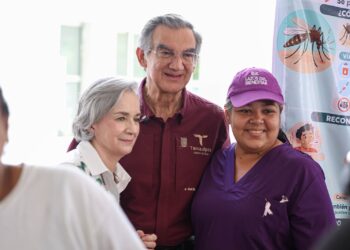 Américo Villarreal y María de Villarreal acercan servicios de salud a las familias a través de Lazos del Bienestar