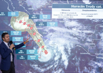 Advierte SMN que huracán Trudy podría alcanzar categoría 4