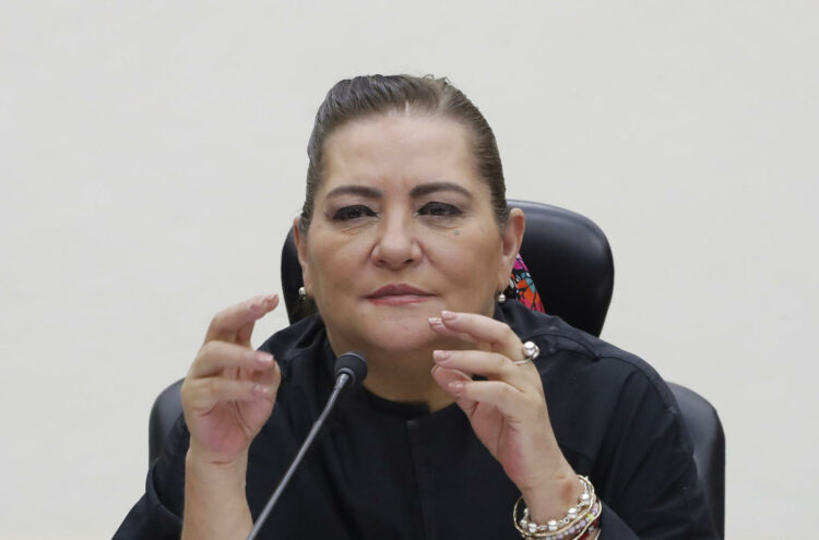 Imagen de archivo de la presidenta del Instituto Nacional Electoral (INE) de México, Guadalupe Taddei. EFE/ Mario Guzmán