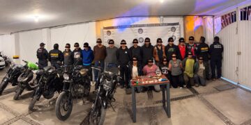Desarticulan Policía de Toluca y Fiscalía a presunta red de robo de motos, 18 detenidos