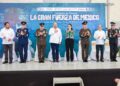 Clausura secretario general de Gobierno exposición militar La Gran Fuerza de México